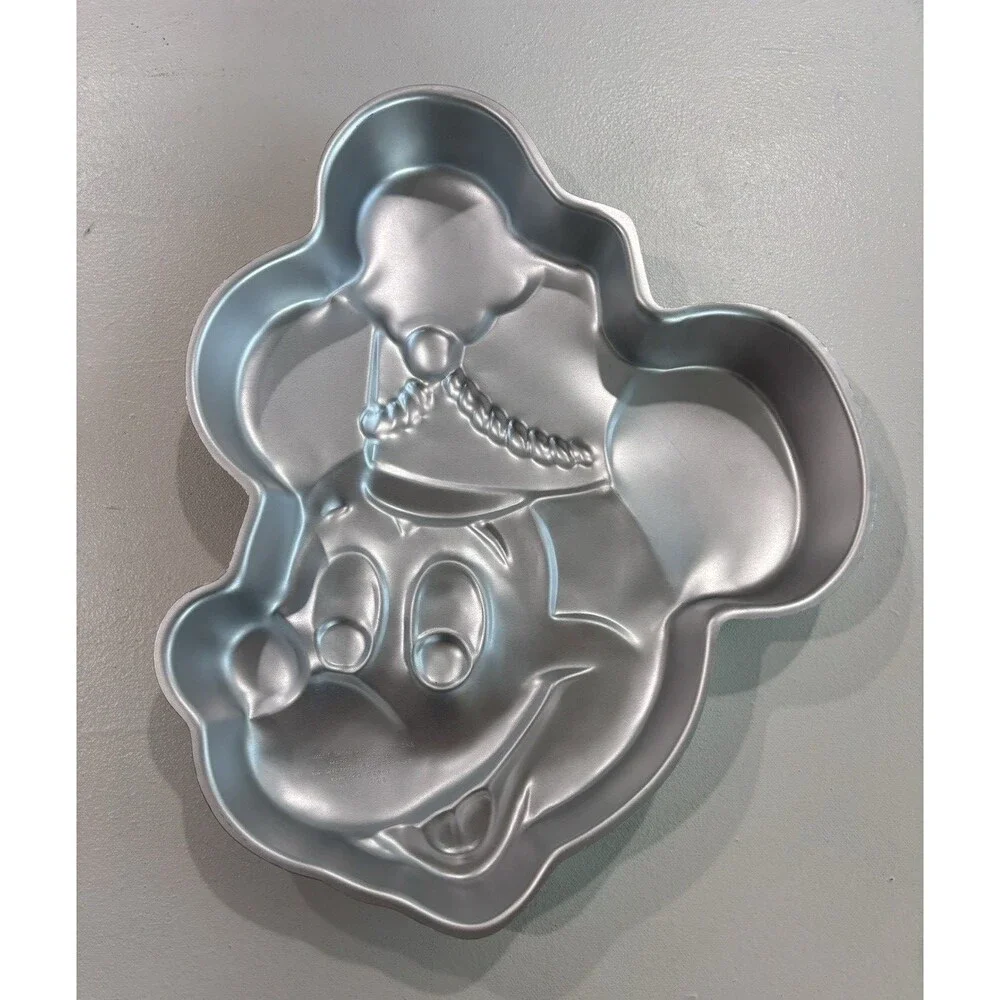 Vintage Mickey Mouse Cake Pan Wilton Box Disney Baking Bakeware Instructions 70s